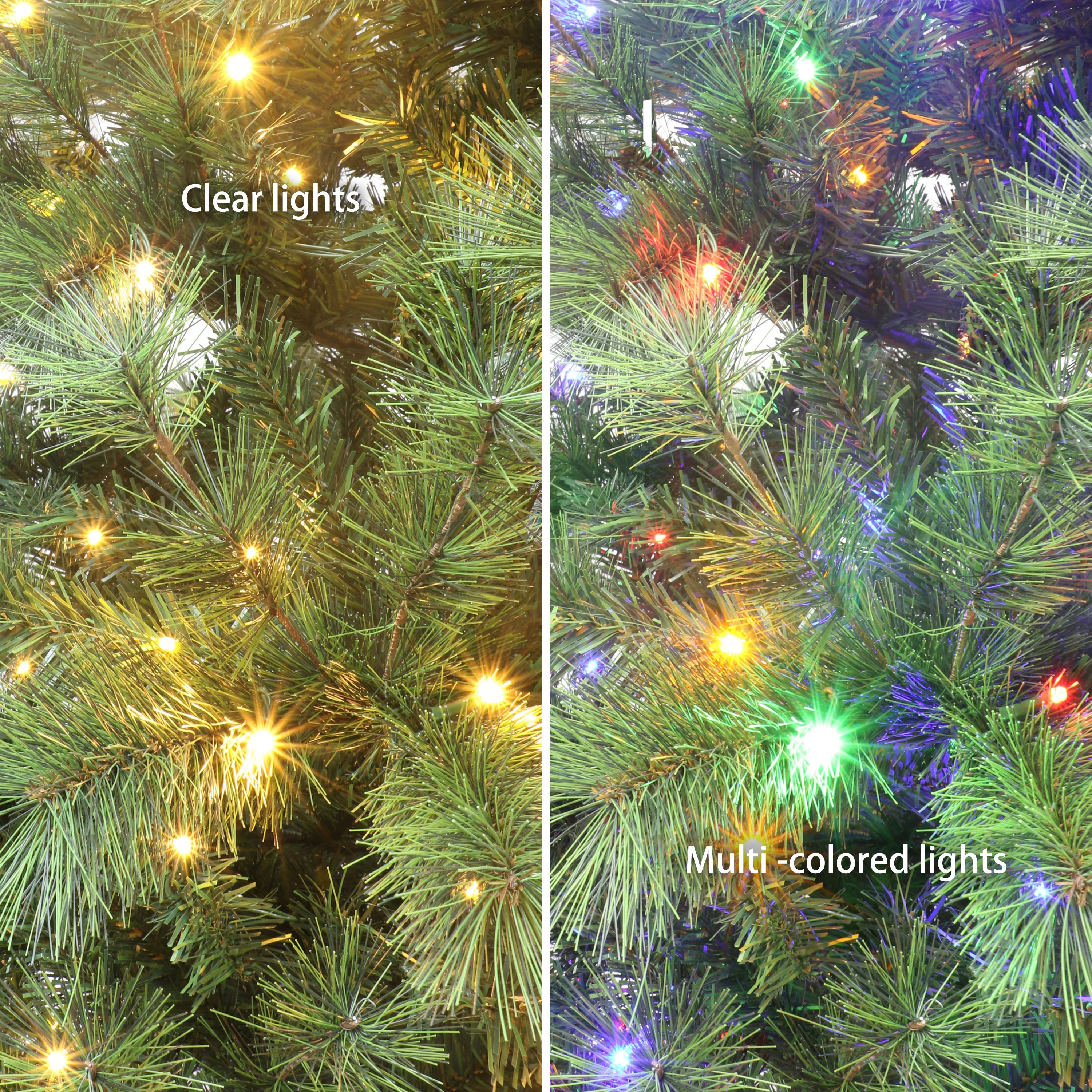 4.5' Pre-Lit Colorado Pine Christmas Tree